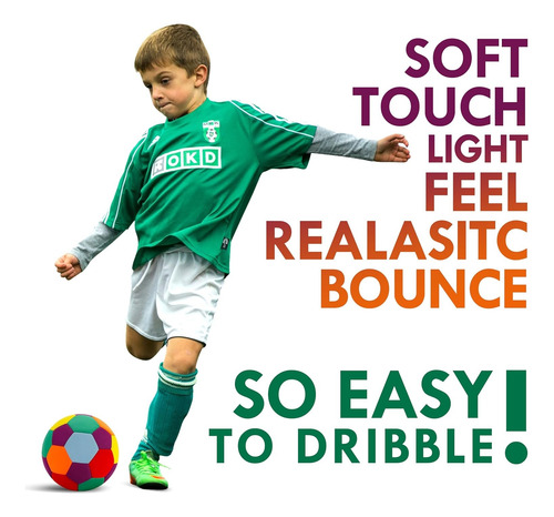 Linkboy Pelotas De Fútbol Suaves Para Interiores