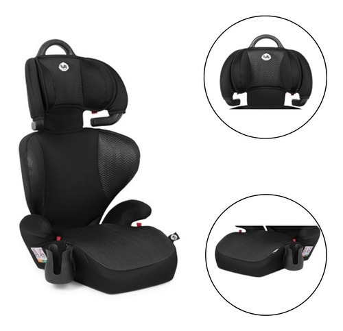 Cadeirinha Infantil Para Carro 15 Á 36 Kg Triton Black Tutti