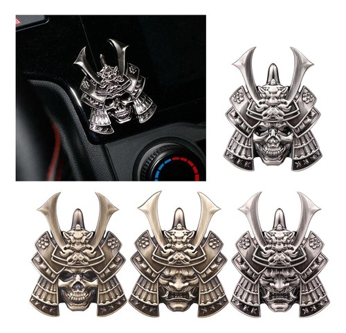 2 Samurai Suv Coche A-cráneo De Bronce A-cráneo De Bronce