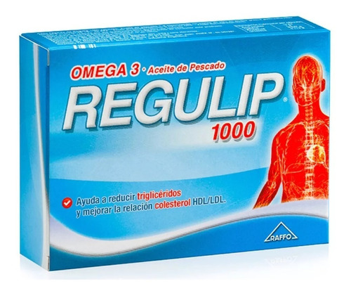 Suplemento Dietario Regulip 1000 Omega 3 X 50 Capsulas