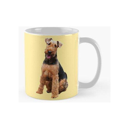 Taza Airedale Terrier Impresionante Raza De Perro Calidad Pr