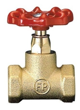 Llave De Paso 3/4 Original 100% Bronce Oferta
