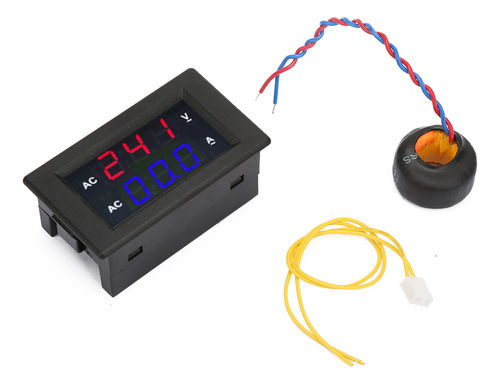 Medidor De Amperios, Pantalla Digital Led, Ac, 100 ~ 300 V,