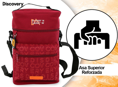 Bolso Matero Discovery Mochila Tira Desmontable Porta Termo