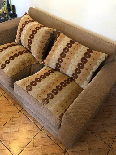 Juego Living Sofa Sillon 2 Cuerpos