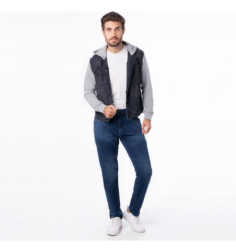 Casaca Denim Stretch Hombre Diger