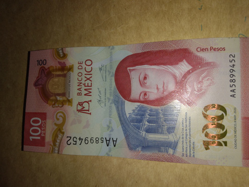 Billete 100 Nuevos Pesos Serie Aa