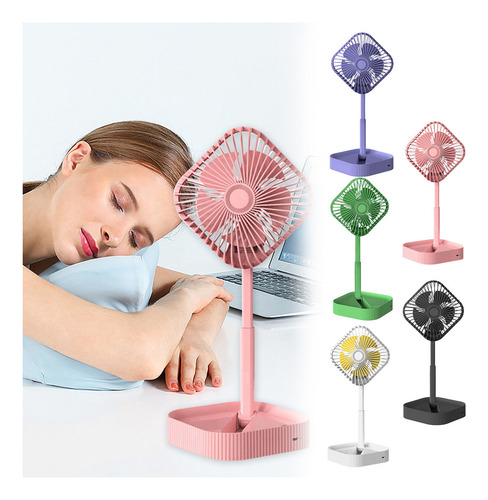 Un Ventilador De Pedestal Portátil, Plegable, De Pie, Plegab