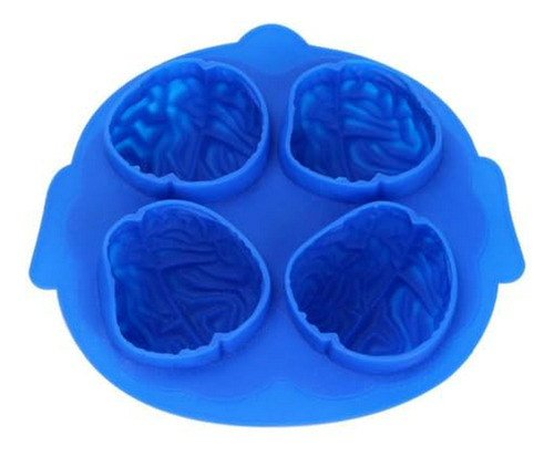 Molde De Hielo 3d Para Cerebro Flexible.