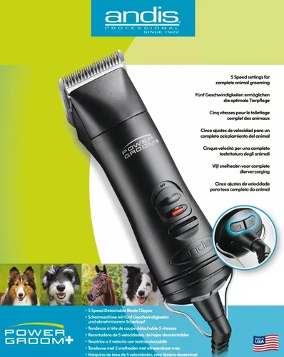 Andis power groom 5 clearance speed