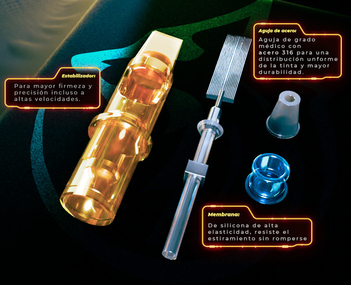 Cartucho Para Tatuaje Profesional Libélula Rm 20pz Calibre De Las Agujas 1219