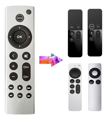 Control Remoto Para Apple Tv 4k, (2a 3a 4a Generación) Firme