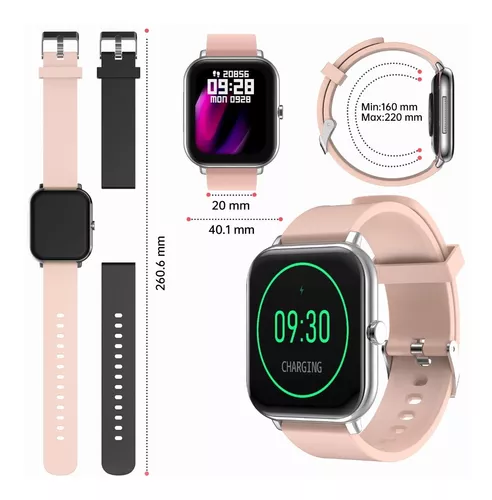 2 Relojes Inteligente Mujer Smart Watch Hombre H36 Bluetooth Call 1.69 –  Eccdo