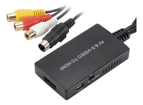 . Convertidor S-video A Hdmi, Adaptador Hdmi For Ps2 Para