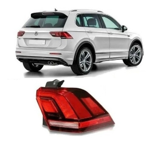 Lanterna Tiguan 2019 2020 Canto Com Led Ld