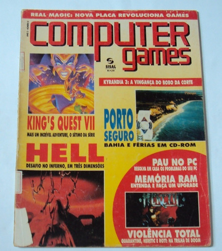 Revista Computer Games Edição Nº 08 - Usada (Usado)