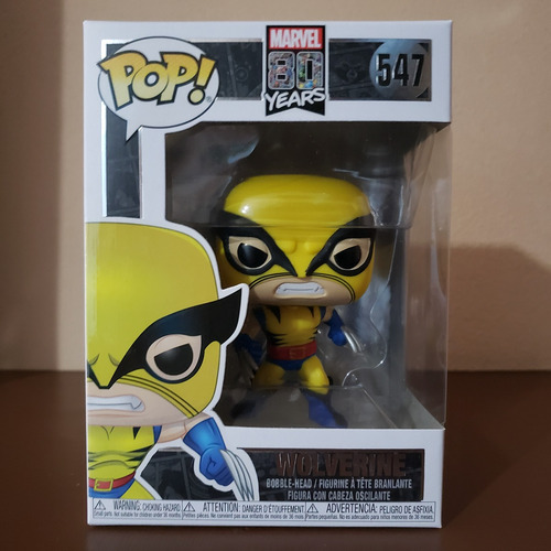 Funko Pop! Marvel 80 Years Wolverine #547 Original (Usado)