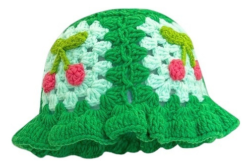 Gorro Tejido A Mano Sweet Cherry