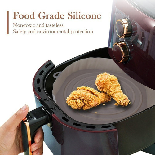 Molde De Cozimento De Silicone Para Air Fryper 4 Unidades