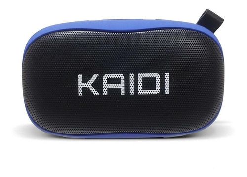 Caixa De Som Bluetooth Microfone Embutido Fm Kaidi Kd811