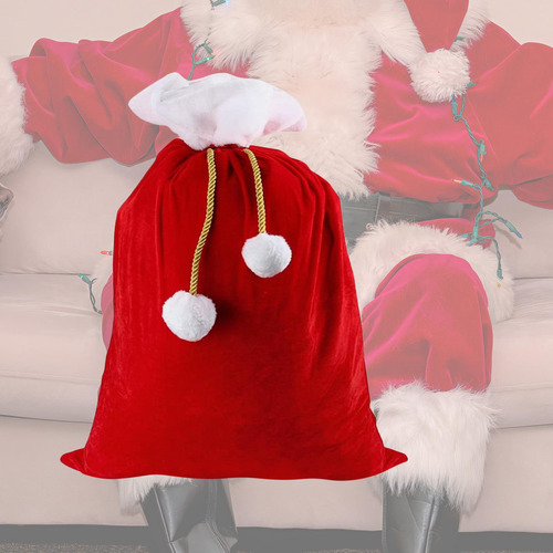 Saco De Regalo De Bolsa De Papá Noel De Navidad Suministros