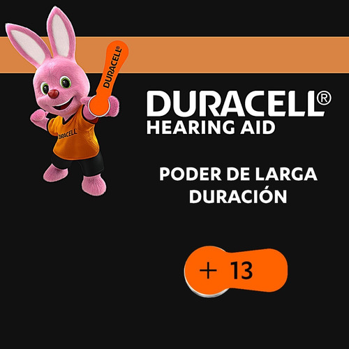 Duracell Tamaño 13 Pr48 90 Piezas 1.4v Pila Auditiva