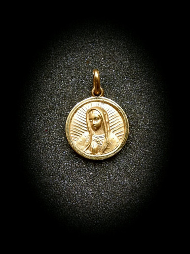 Medalla Oro 10k Virgen De Guadalupe #990