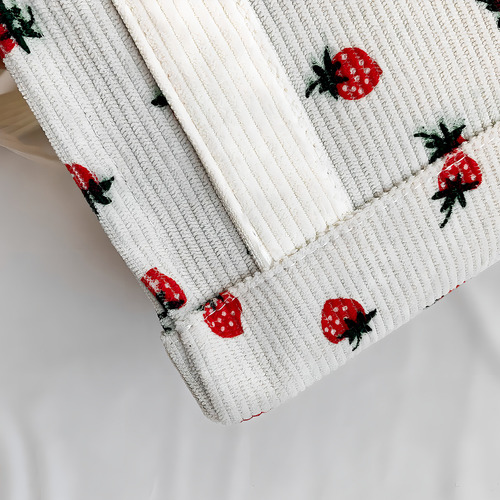 Bandolera De Pana Color Fresa Para Mujer Acabado De Los