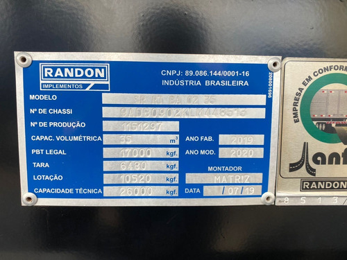Imagem 5 de 15 de Carreta Rodocaçamba Random 9 Eixos 2020 Basculante