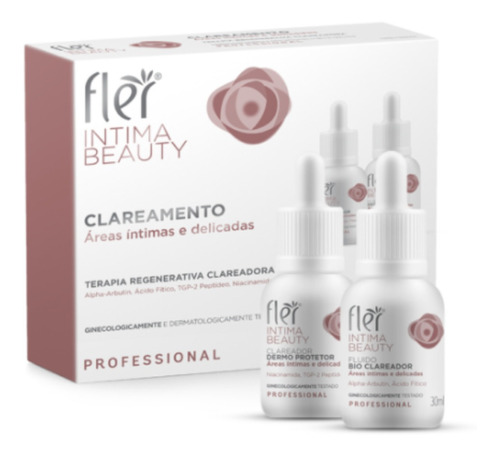 Kit Profissional Clareamento Flér Intima Beauty - 2 Produtos