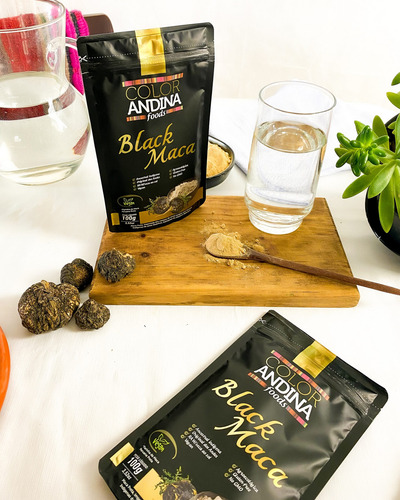 Black Maca Em Pó 100% Pura Color Andina - 100g
