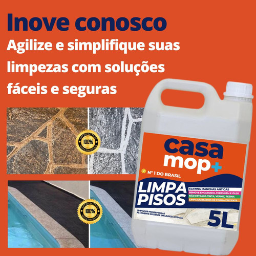 Limpa Piso Pedra Antiderrapante Encardido Quintal Calçada
