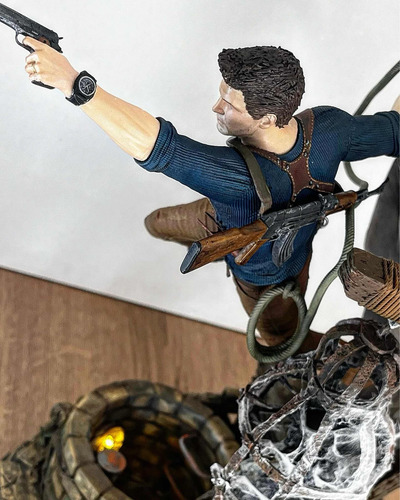 Nathan Drake Uncharted 4 50cm 1/8 Action Figure 3d