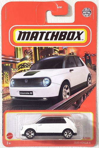 2020 Honda E Blanco Matchbox Mattel 