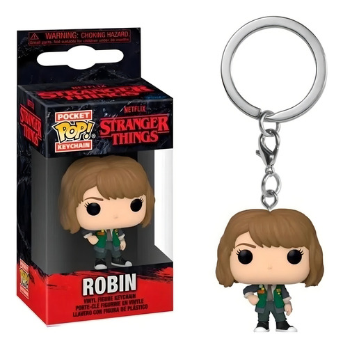 Chaveiro Funko Pop Chaveiro da coleção Robin Stranger Things
