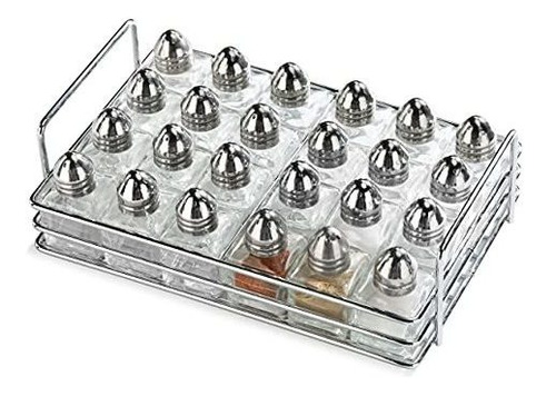 Salero Y Pimentero Mini Con Soporte, Set De 24