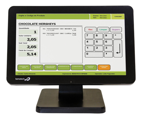 Pos System Logic Control Sb1015 120 Gb 4gb 15 Pul Touch