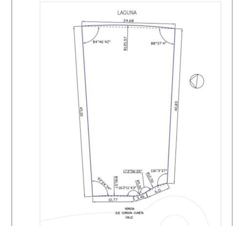 Terreno En  Área 6 Barrio San Sebastián - A La Laguna - 977 M2