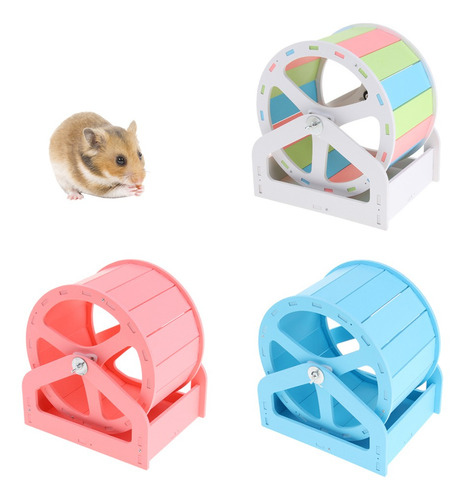 Imagen 5 de 6 de Rueda De Ejercicio Hámster Chinchilla Complimentos Mascota