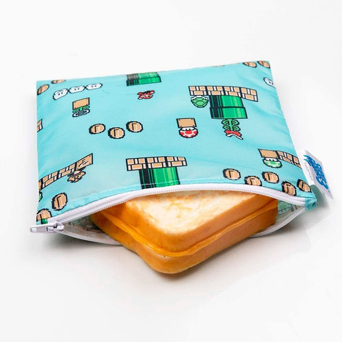 Imagen 3 de 4 de Super Mario Bros. Bolsa Grande Multiusos (fondo Azul)