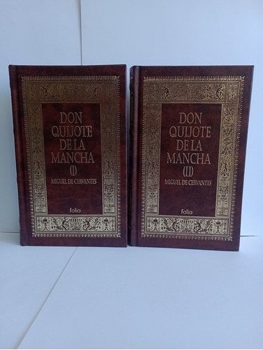 Don Quijote De La Mancha Tomos 1 Y 2 Folio Ediciones 