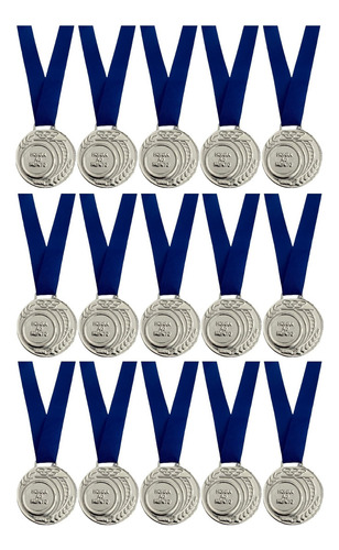 Kit 15 Medalhas Honra Ao Mérito Ouro Prata Bronze Pequena