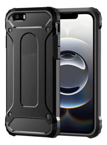 Capa Anti-impacto Hybrid Para Apple iPhone 16e - Preta