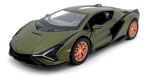 Lamborghini Sián Fkp37. Escala 1:40 / Verde Oliva / 12,5cms.