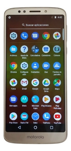 Moto E5 16 Gb Oro Fino 2 Gb Ram (Usado)