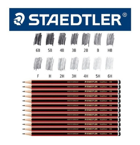 Lapiz Staedtler Tradittion Graduacion 3b Aleman