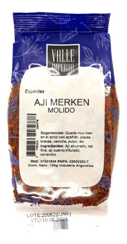 Ají Merken Molido X 100 Gr