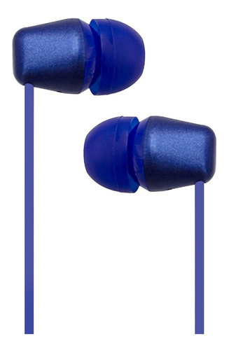 Audifonos Alambricos Jack 3.5mm In-ear Manos Libres Pc Color Azul
