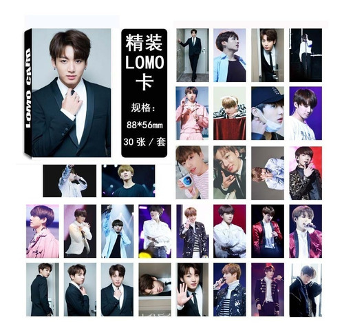 Jungkook Lomo Card Caja 30 Tarjetas Bts Love Kpop V8 Joong