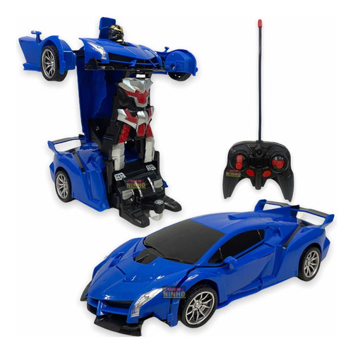 ... El Carro Con Control Remoto Se Convierte En Un Robot De